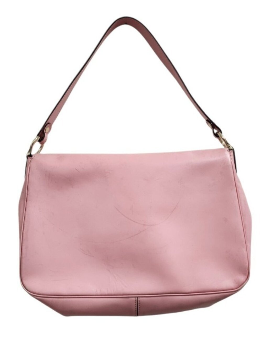 Kate Spade New York Pink Leather Shoulder Bag Purse Gold Hardware Y2K Vintage - Picture 3 of 11